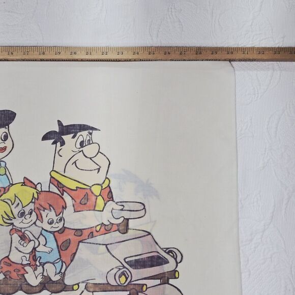 Vintage Original Flintstones Family Pillow Case Burlington House Made in USA - Picture 8 of 9